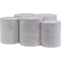 Meridian Dimple White Coffee Table
