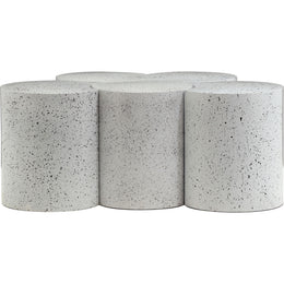 Meridian Dimple White Coffee Table