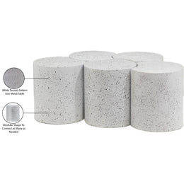 Meridian Dimple White Coffee Table
