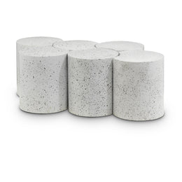 Meridian Dimple White Coffee Table