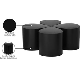 Meridian Petal Black Coffee Table
