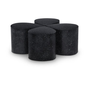 Meridian Petal Black Coffee Table