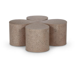Meridian Petal Taupe Coffee Table