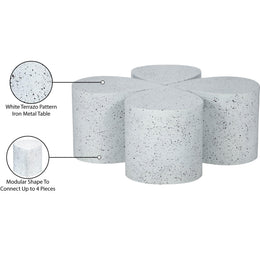 Meridian Petal White Coffee Table