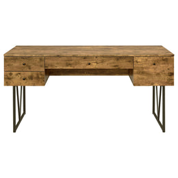 Analiese 63-inch 4-drawer Writing Desk Grey Driftwood