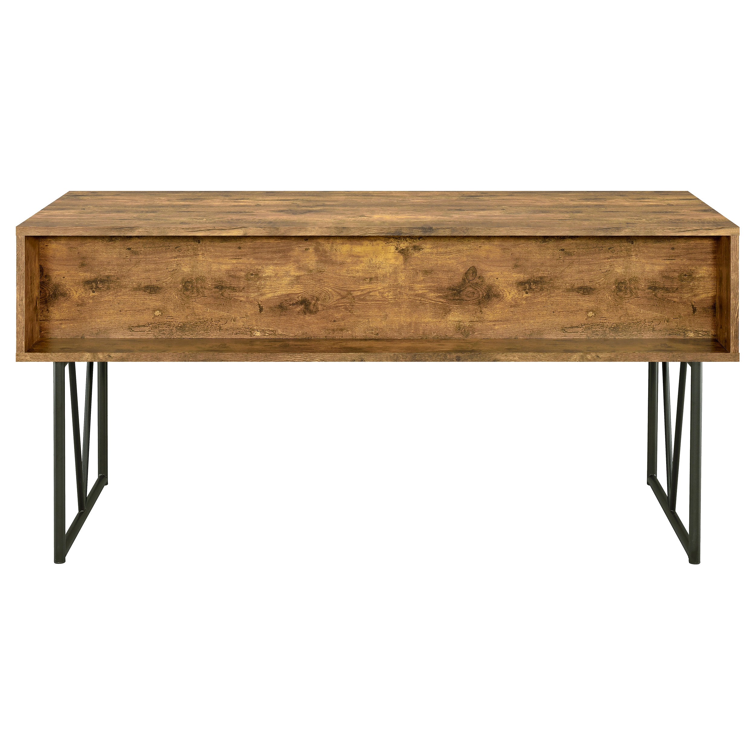 Analiese 63-inch 4-drawer Writing Desk Grey Driftwood