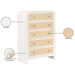 Meridian Siena White Chest