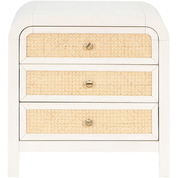 Meridian Siena White Night Stand