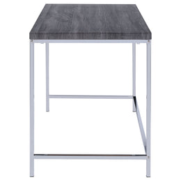 Kravitz 47-inch 1-shelf Writing Desk Weathered Grey
