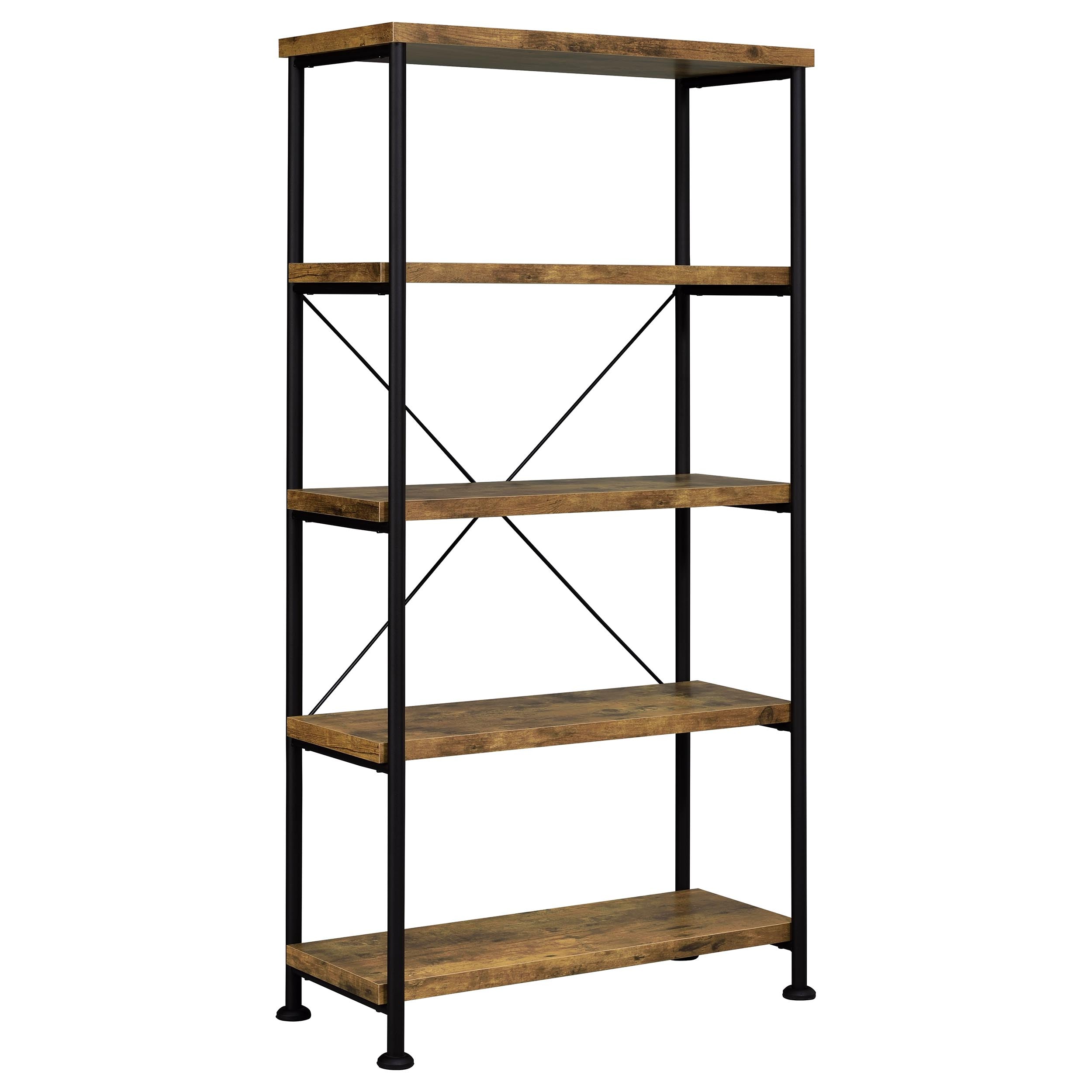 Analiese 63-inch 4-shelf Bookshelf Grey Driftwood