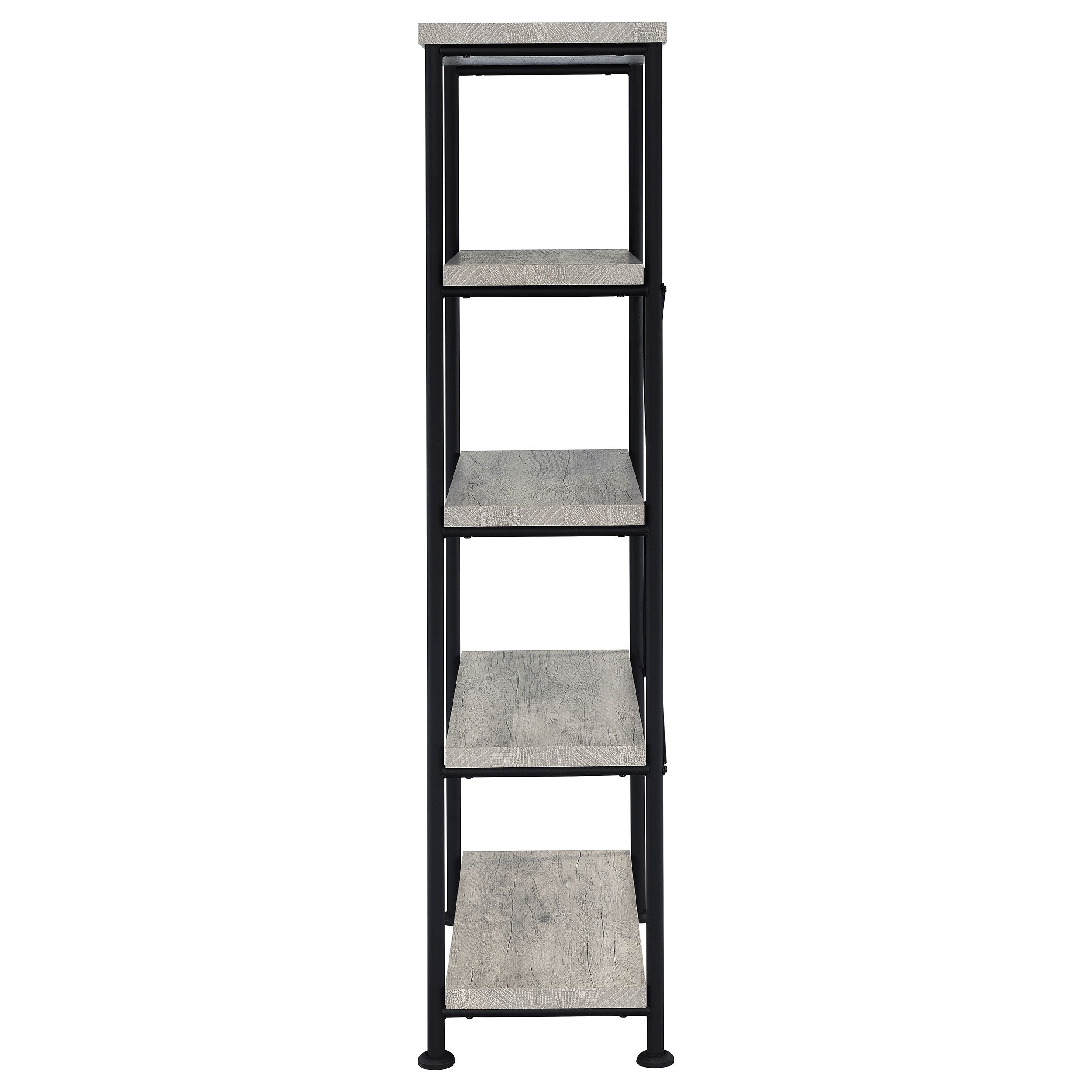 Analiese 63-inch 4-shelf Bookshelf Grey Driftwood