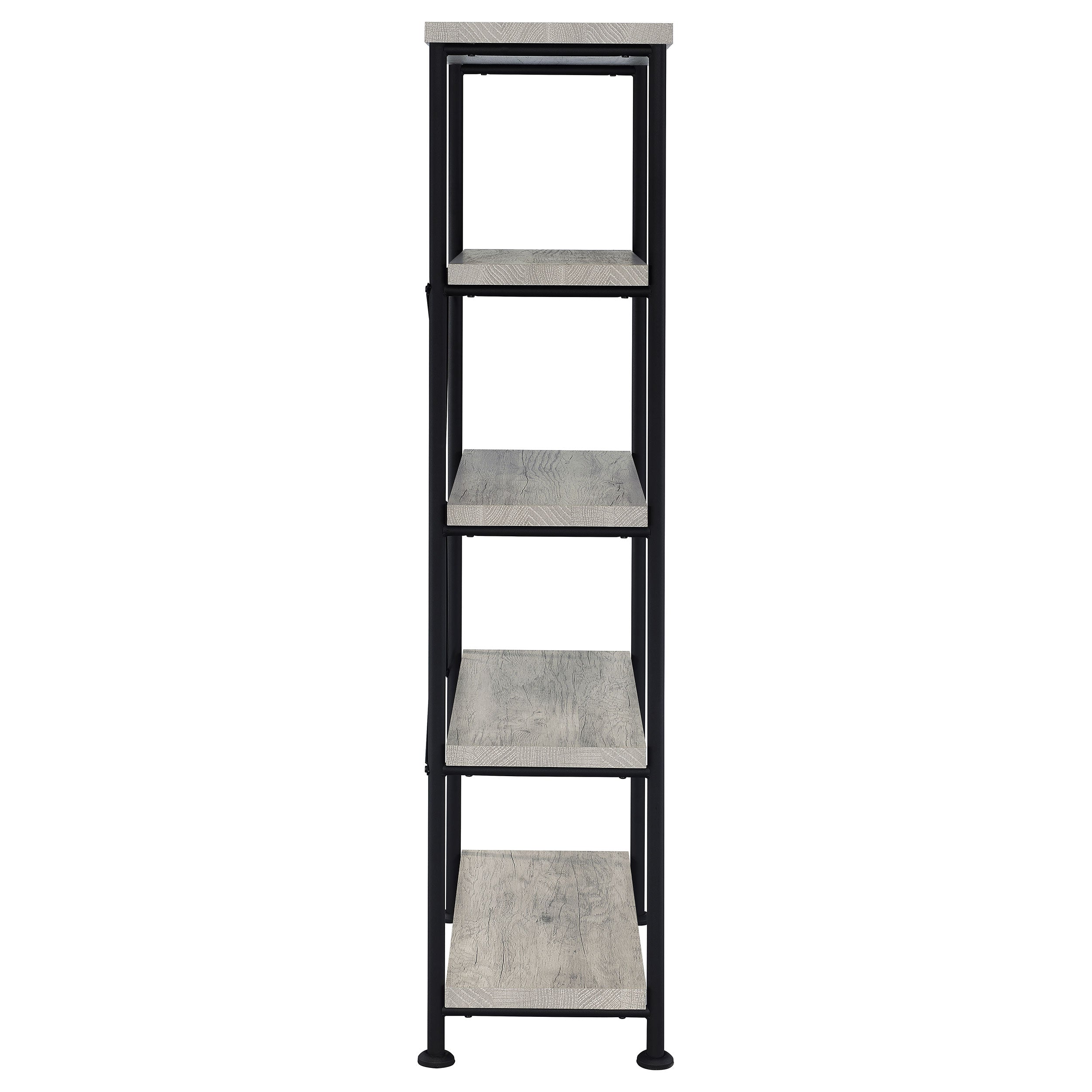 Analiese 63-inch 4-shelf Bookshelf Grey Driftwood