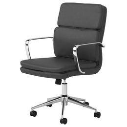 Ximena Upholstered Adjustable High Back Office Chair
