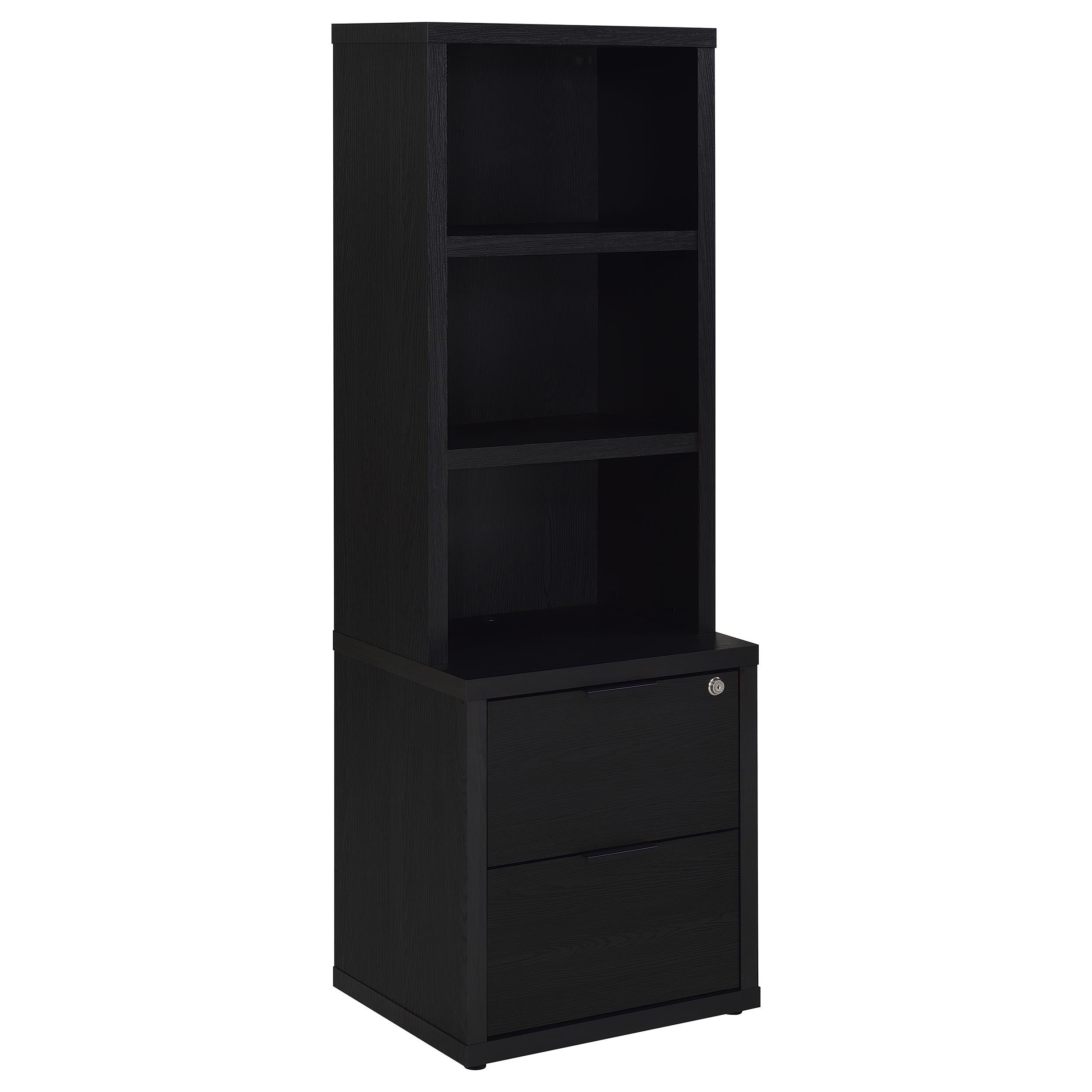 Westpark 3-piece Wall Unit Bookcase Set with USB