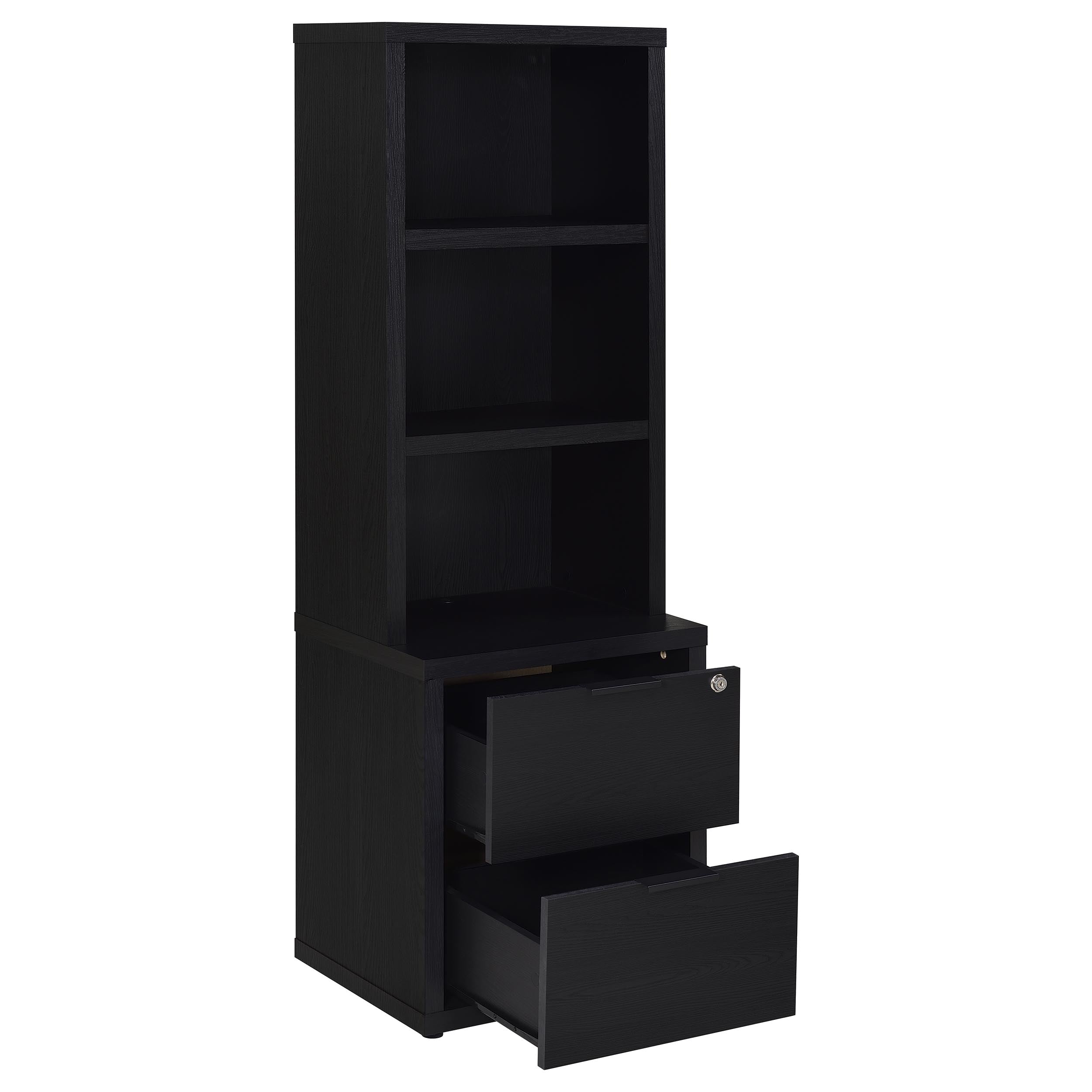 Westpark 3-piece Wall Unit Bookcase Set with USB