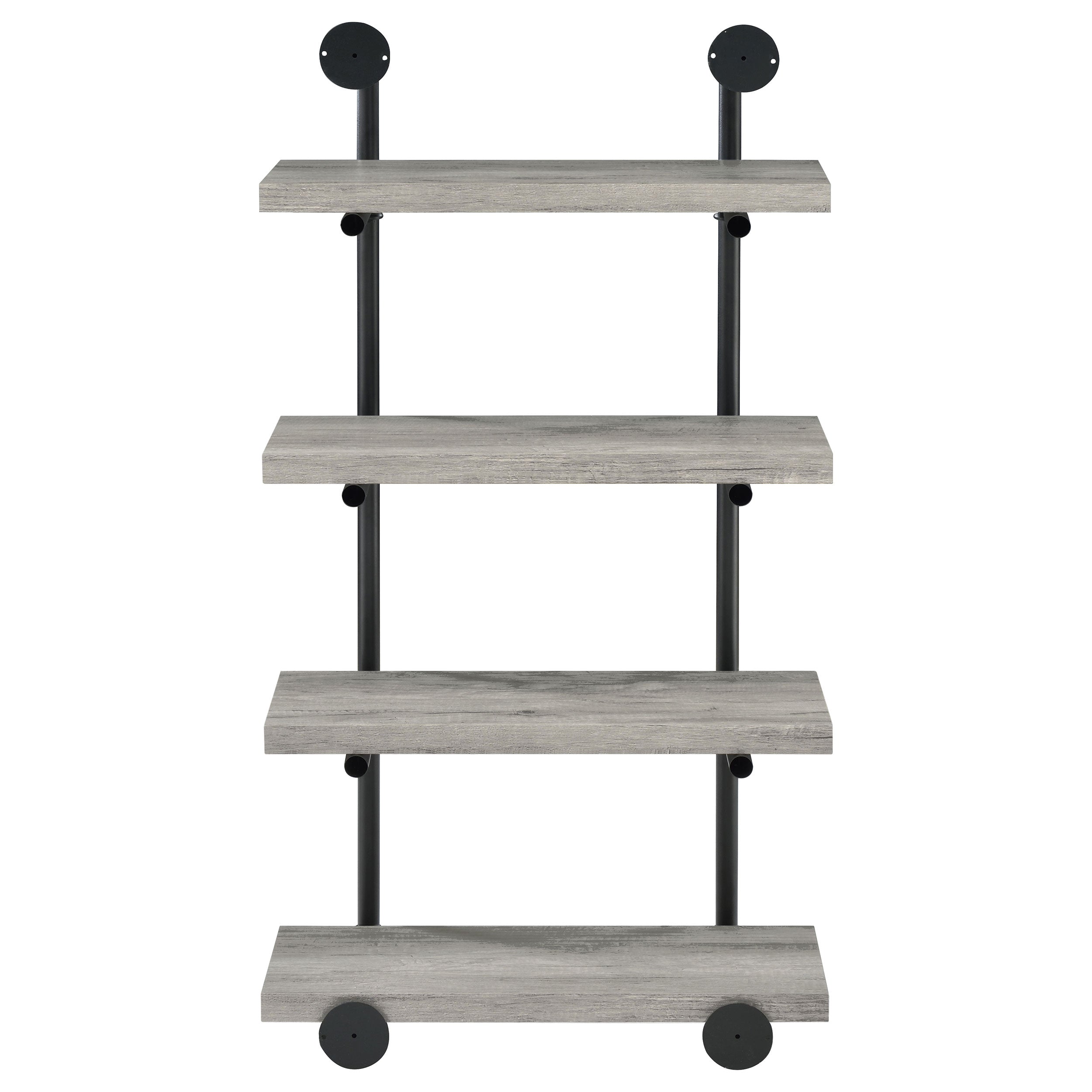Elmcrest 24-inch 4-shelf Wall Bookshelf Grey Driftwood