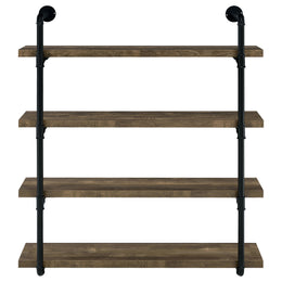 Elmcrest 24-inch 4-shelf Wall Bookshelf Grey Driftwood