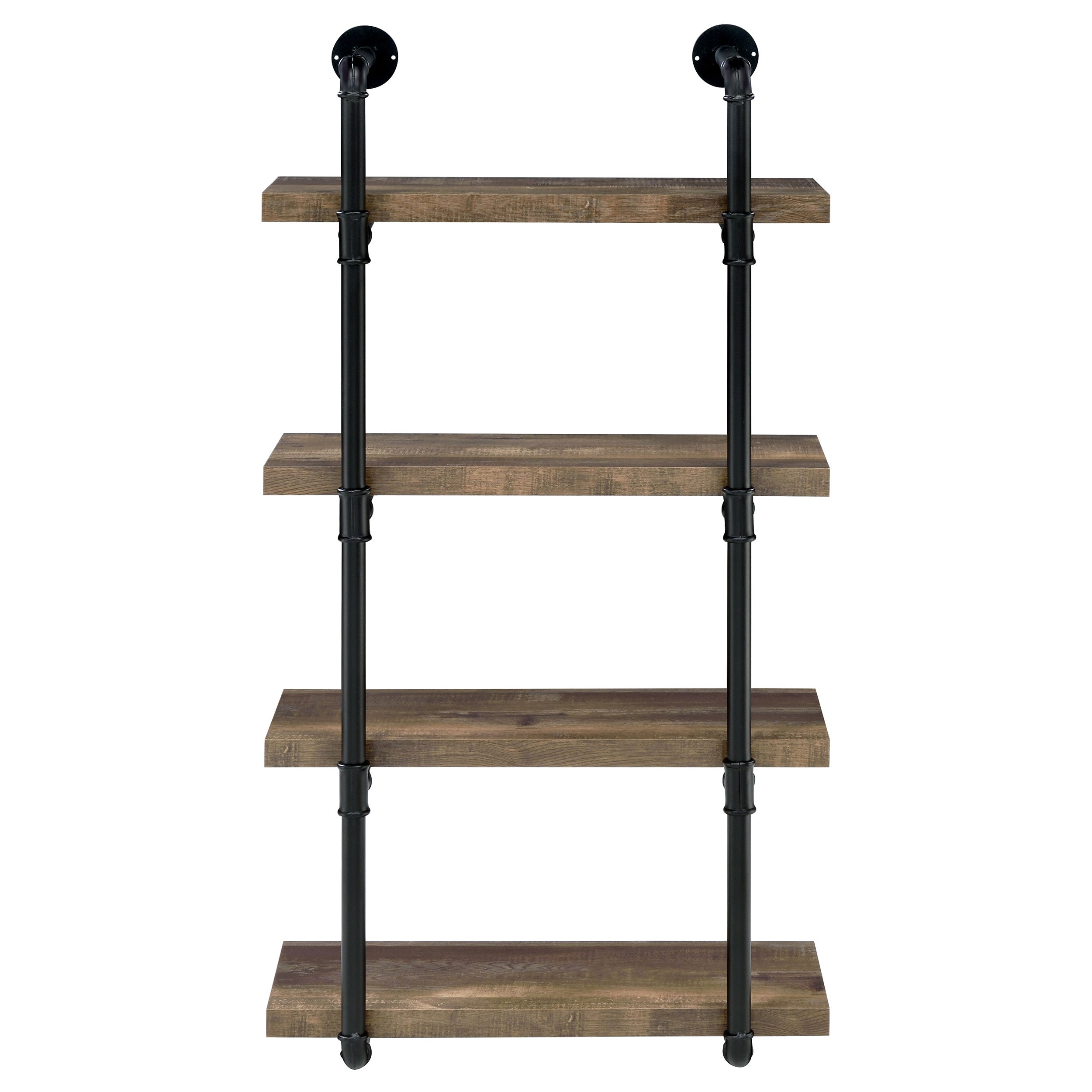 Elmcrest 24-inch 4-shelf Wall Bookshelf Grey Driftwood