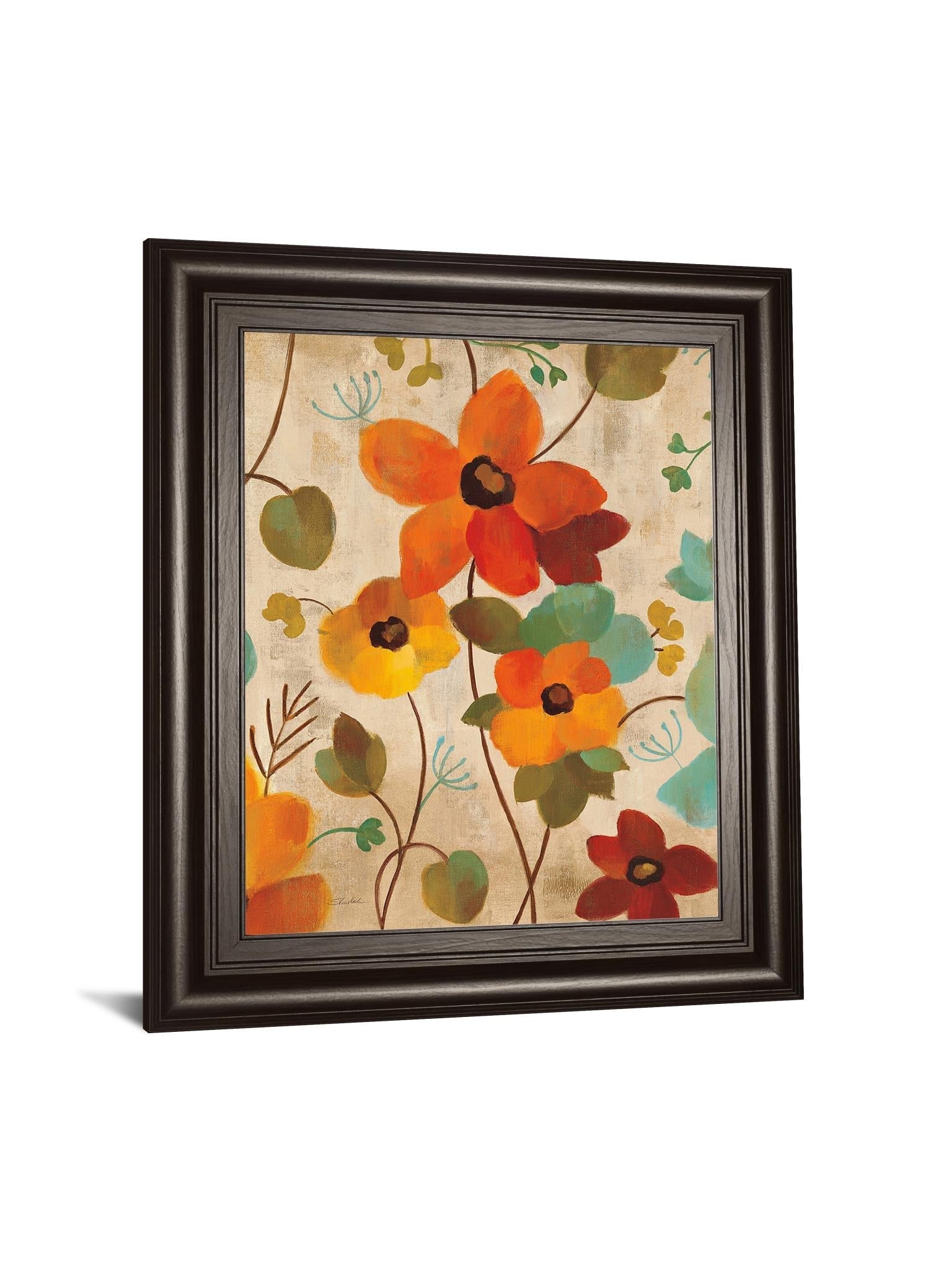 Vibrant Embroidery Iii By Silvia Vassileva 22X26 Framed Print