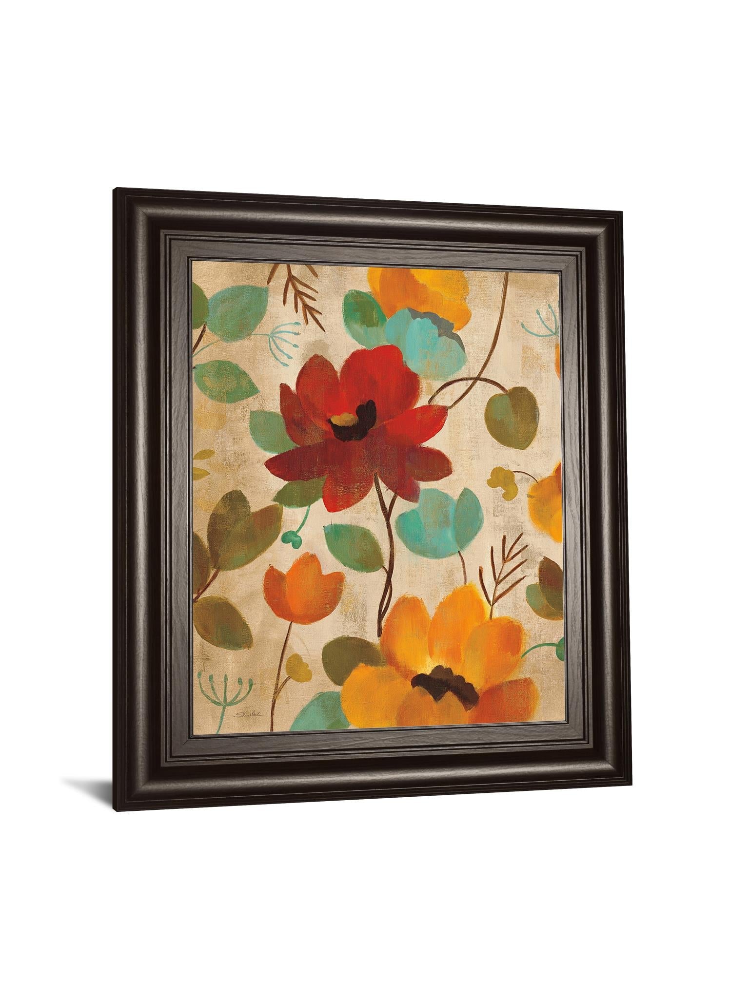 Vibrant Embroidery Ii By Silvia Vassileva 22X26 Framed Print