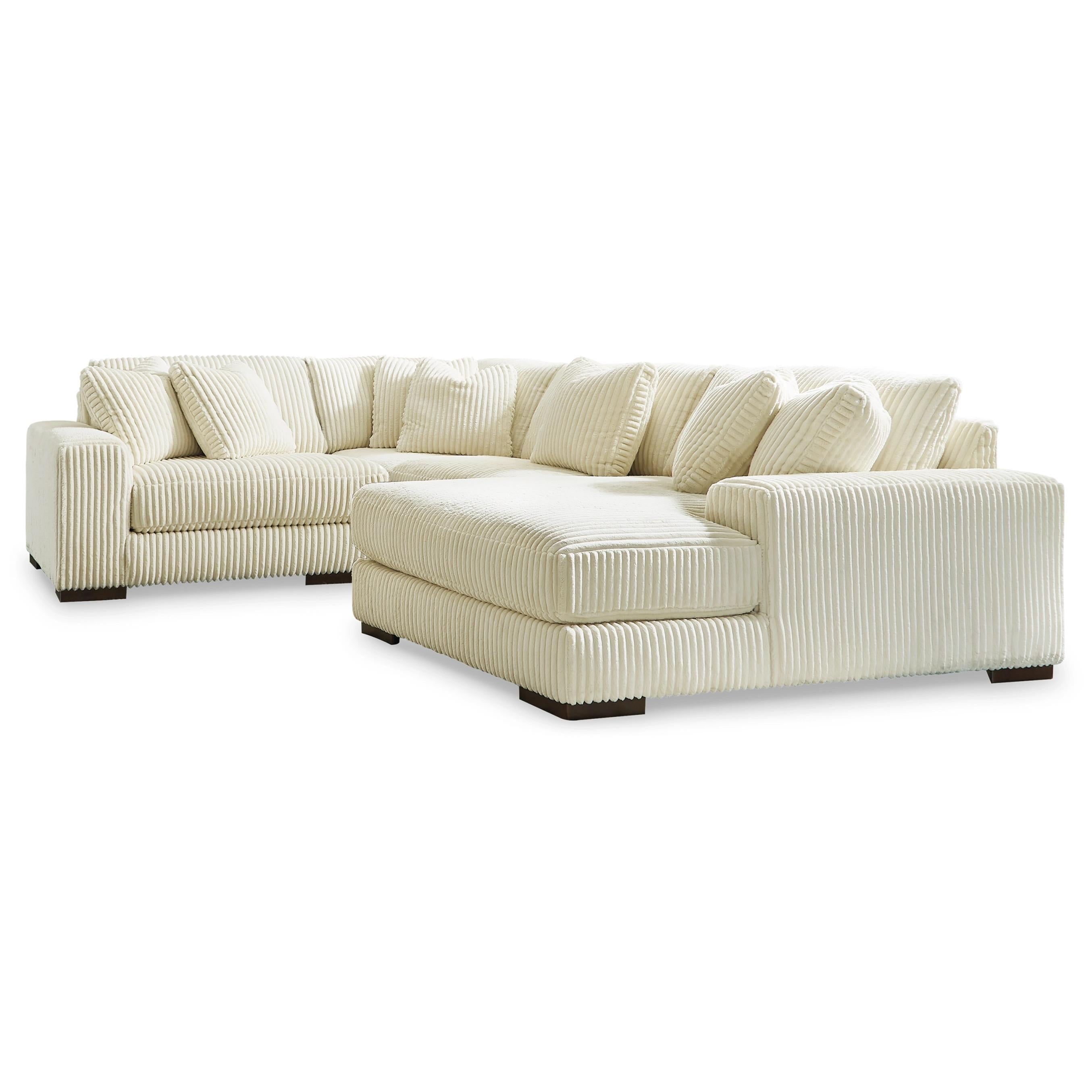 Swipe Furniture Exclusive Design Lindyn Fabric 4 pc Sectional 2110464/2110477/2110446/2110417