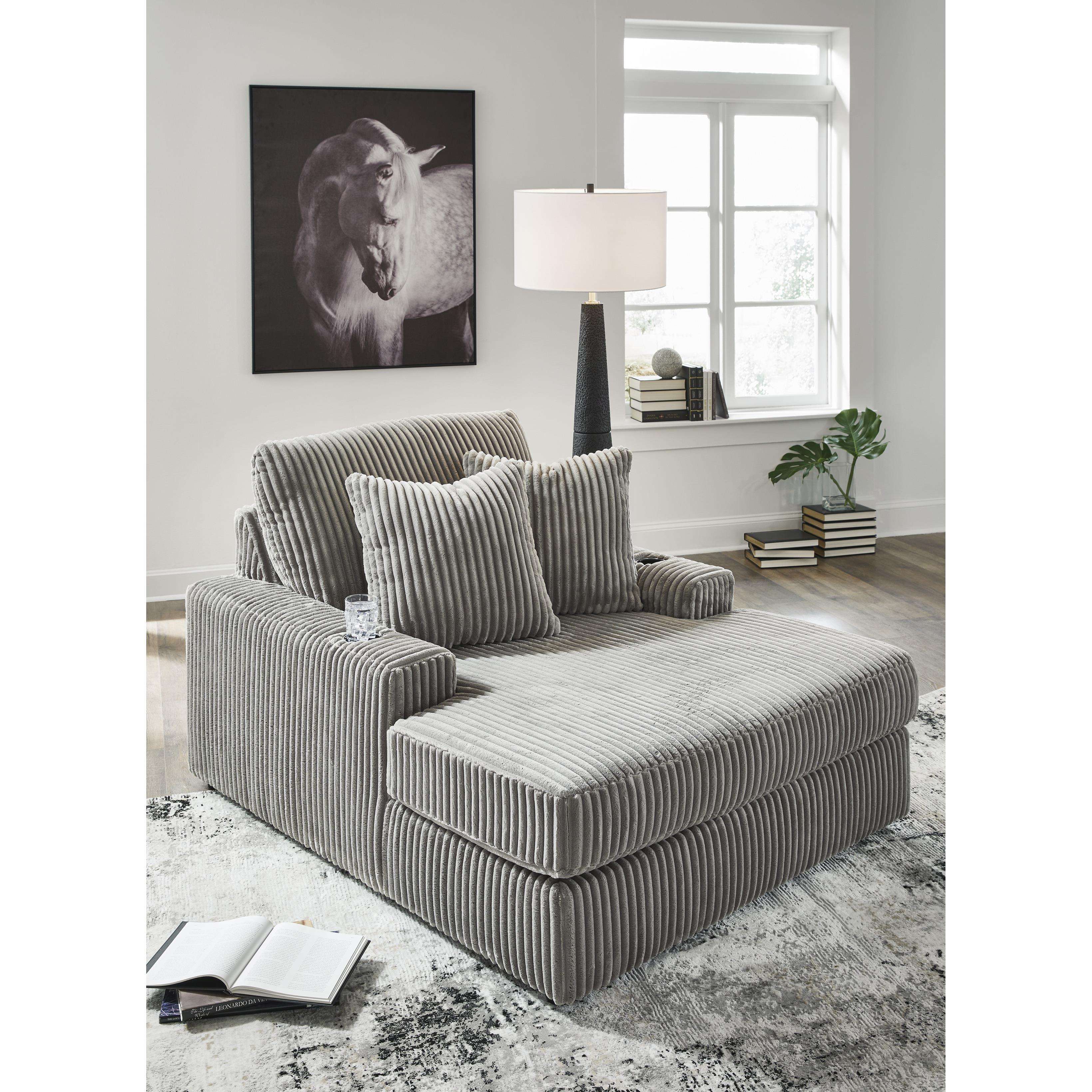 Swipe Furniture Exclusive Design Lindyn Fabric Chaise 2110515