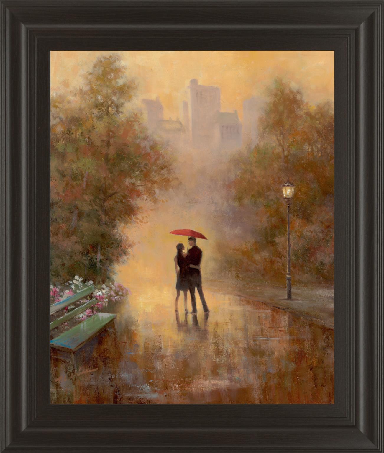 Walk In The Park I By T.C. Chiu 22X26 Framed Print