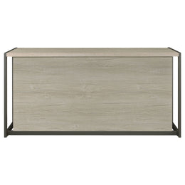 Loomis 60-inch 4-drawer Computer Desk Whitewashed Grey