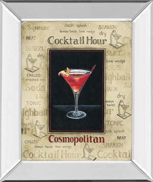 Mirrored Frame Cosmopolitan By Gregory Gorham 22X26 Mirror Frame Print
