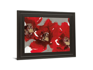 Red Poppy Forest I By N. Barnes 22X26 Framed Print