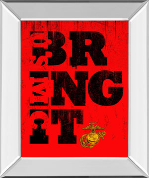 Mirrored Frame Bring It 22X26 Mirror Frame Print