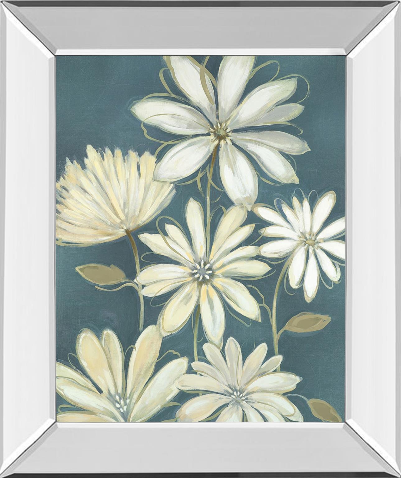 Mirrored Frame Opposites Attract I By Maria 22X26 Mirror Frame Print