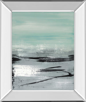 Mirrored Frame Beach I By Heather Mcalpine 22X26 Mirror Frame Print