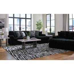 Swipe Furniture Exclusive Design Midnight-Madness Fabric 2 pc Sectional 9810366/9810317