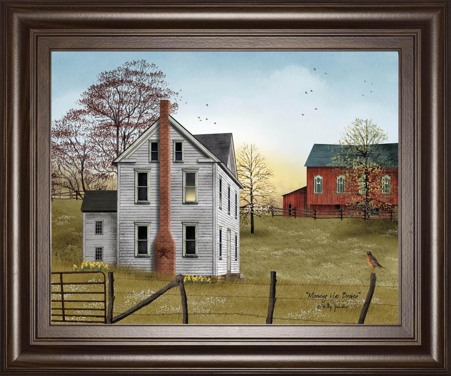 Morning Has Broken By Billy Jacobs 22X26 Framed Print