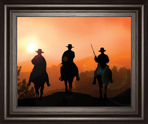 Horse Riders By Jtanki 22X26 Framed Print