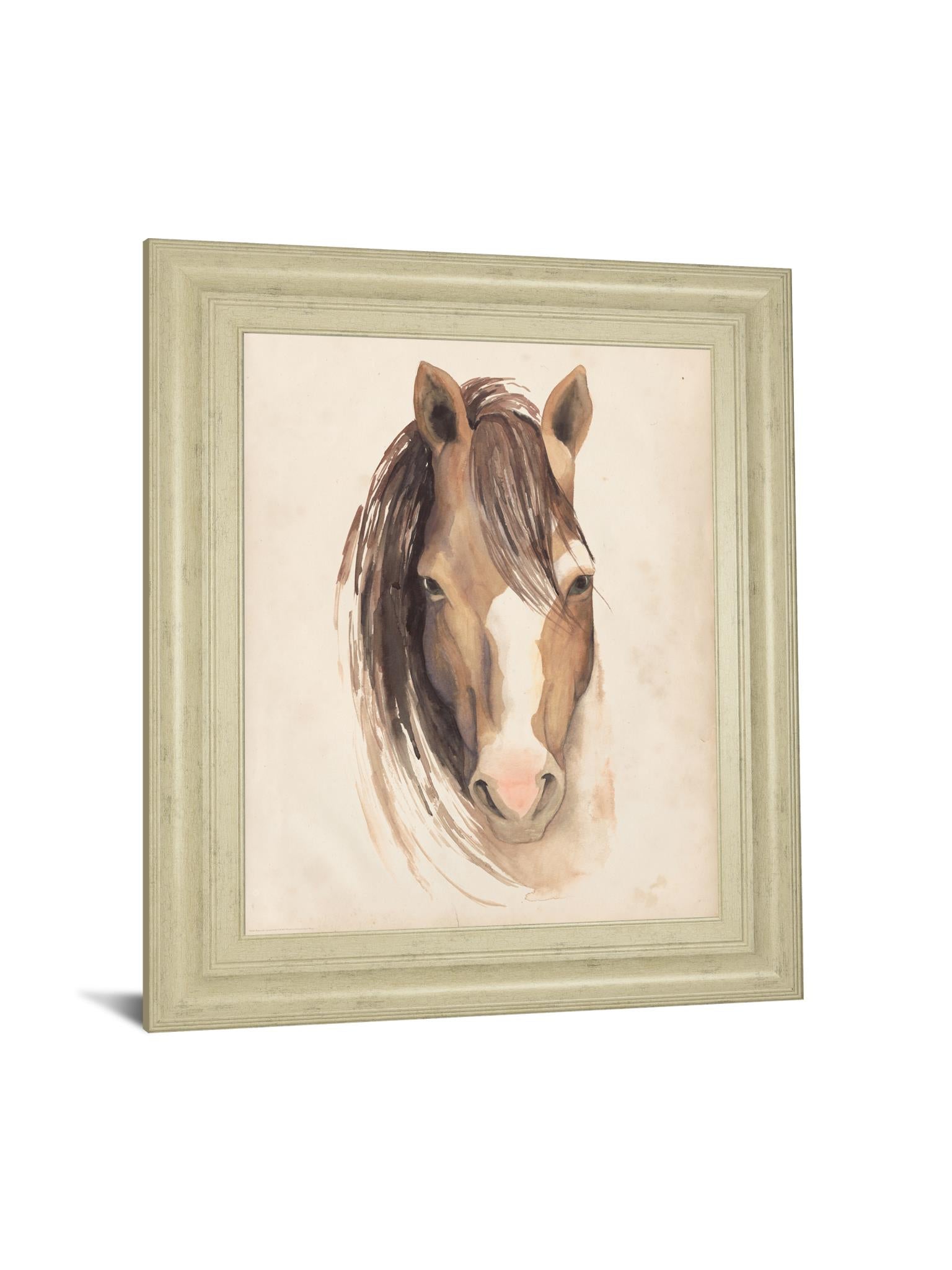 Watercolor Animal Study By Grace Popp 22X26 Framed Print