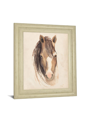 Watercolor Animal Study By Grace Popp 22X26 Framed Print