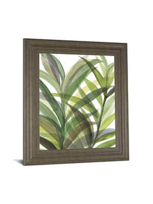 Tropical Greens Ii By Rebecca Meyers 22X26 Framed Print