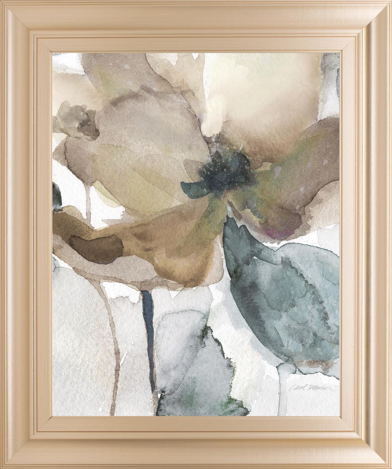 Watercolor Poppy I By Carol Robinson 22X26 Framed Print