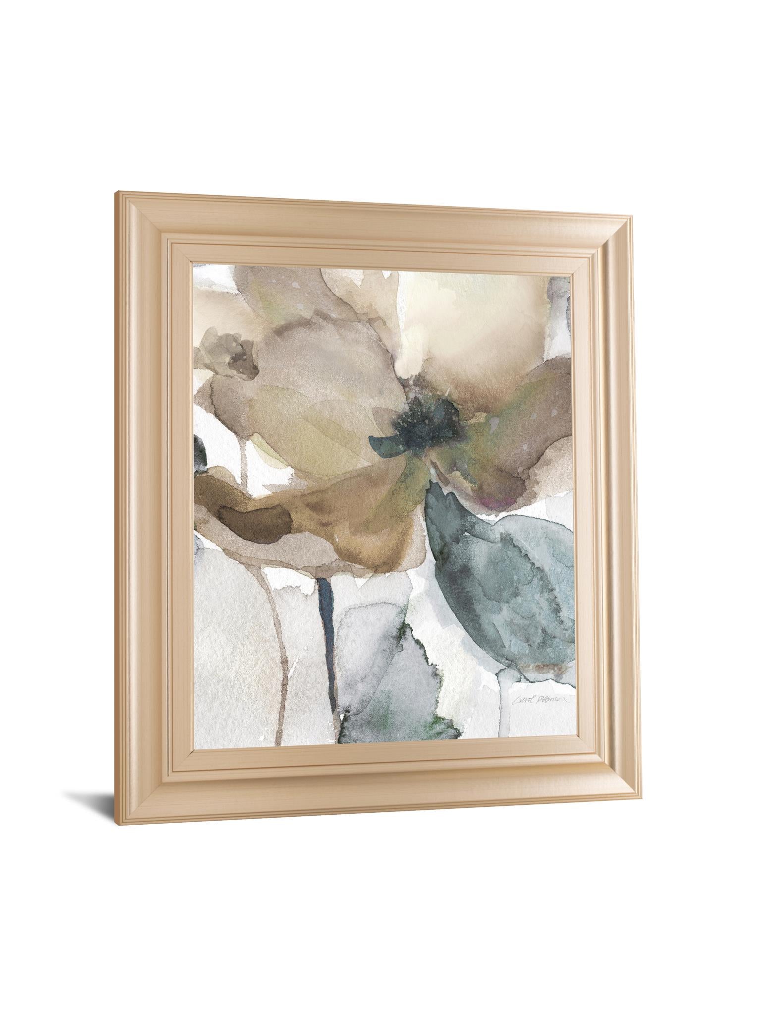 Watercolor Poppy I By Carol Robinson 22X26 Framed Print