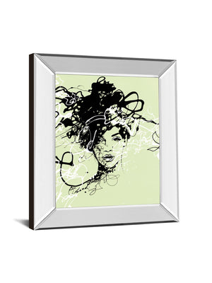 Mirrored Frame Star I By Oksana Leadbitter 22X26 Mirror Frame Print
