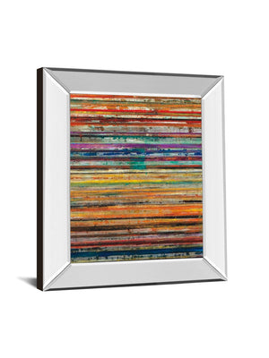 Mirrored Frame Shattered Earth By Gutierrez 22X26 Mirror Frame Print