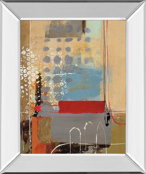 Mirrored Frame Emociones I By Villarreal Santos 22X26 Mirror Frame Print