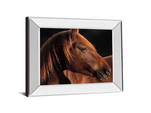 Mirrored Frame Pretty Girl By Caro 22X26 Mirror Frame Print