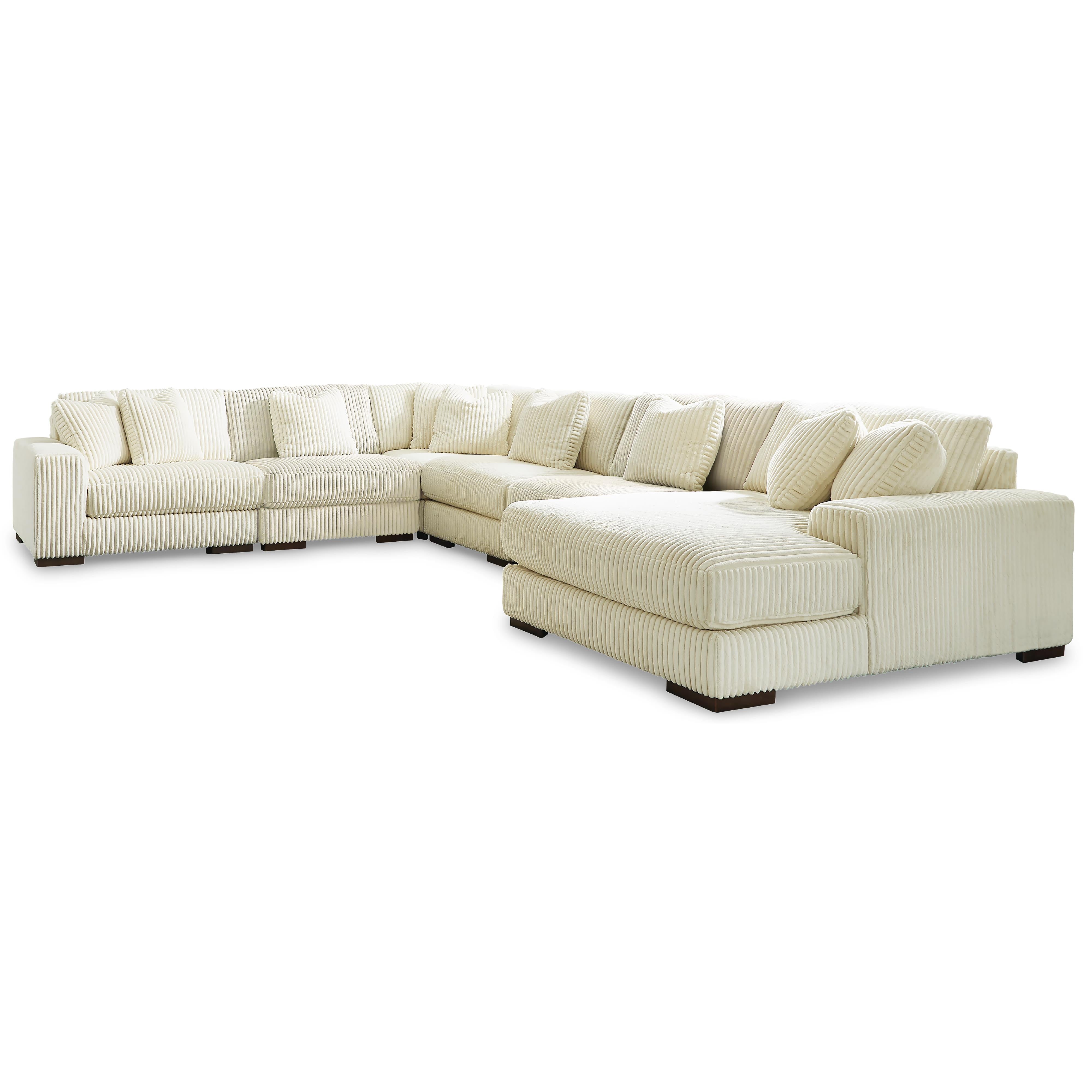 Swipe Furniture Exclusive Design Lindyn Fabric 6 pc Sectional 2110464/2110446/2110477/2110446/2110446/2110417