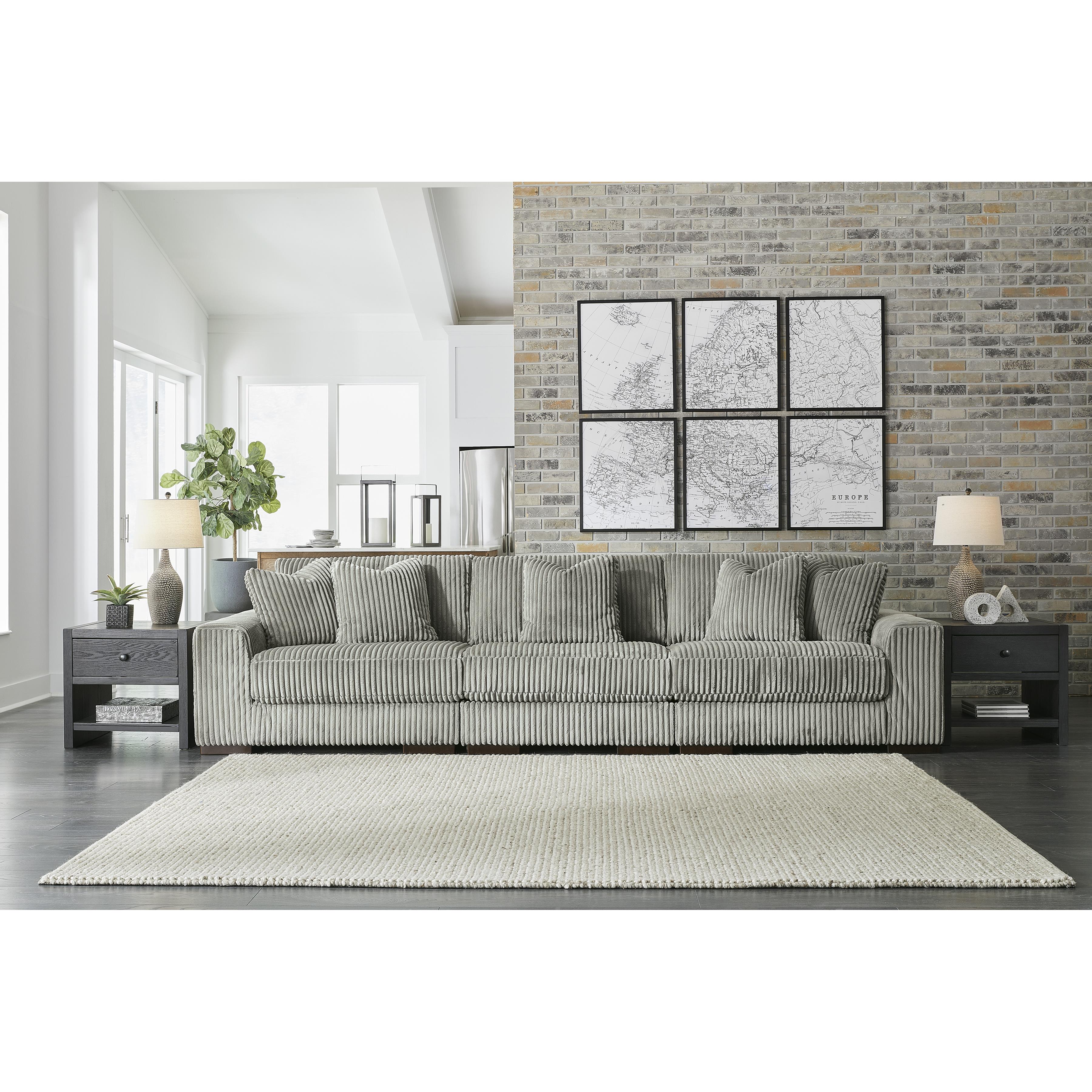 Swipe Furniture Exclusive Design Lindyn Stationary Fabric Sofa 2110564/2110546/2110565