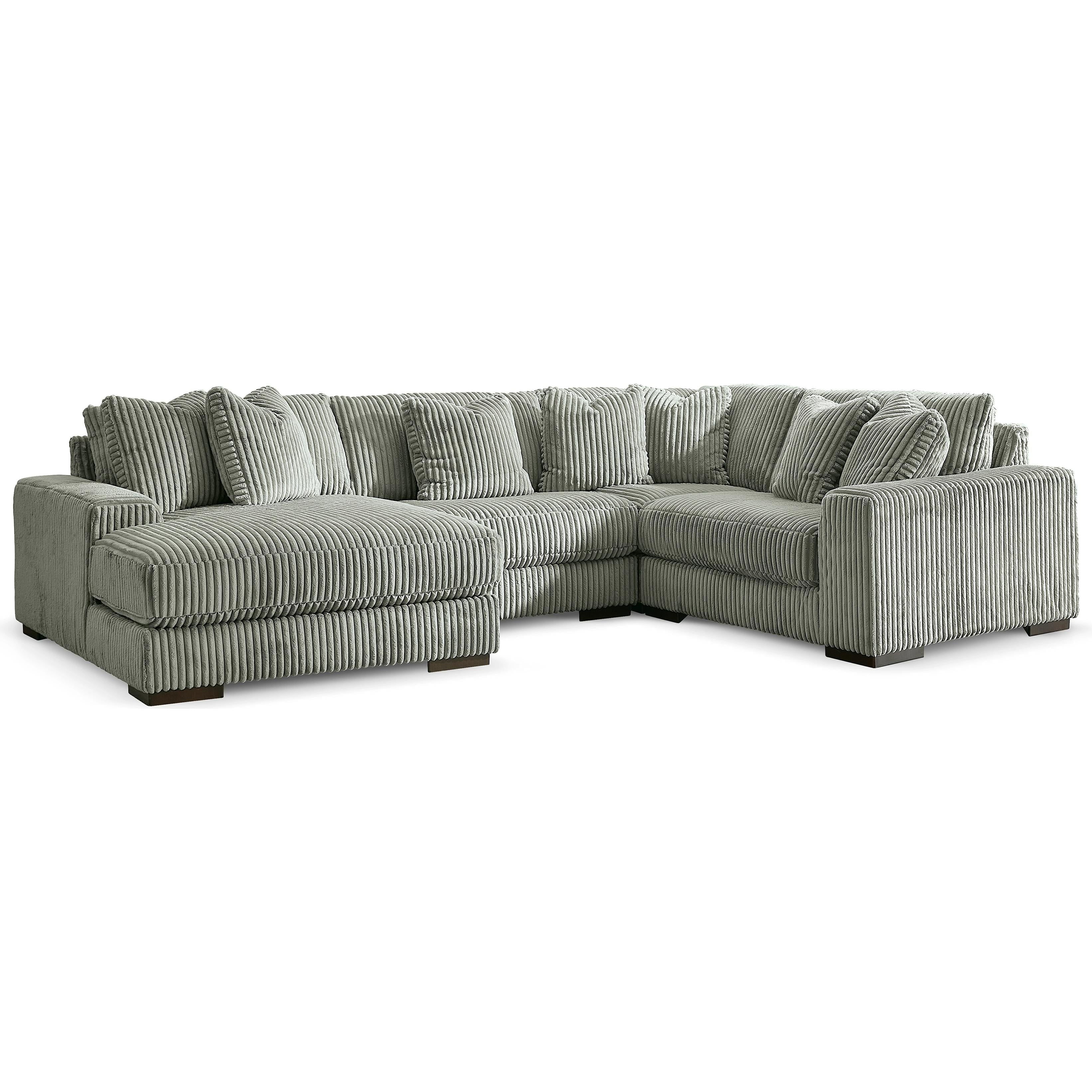 Swipe Furniture Exclusive Design Lindyn Fabric 4 pc Sectional 2110516/2110546/2110577/2110565