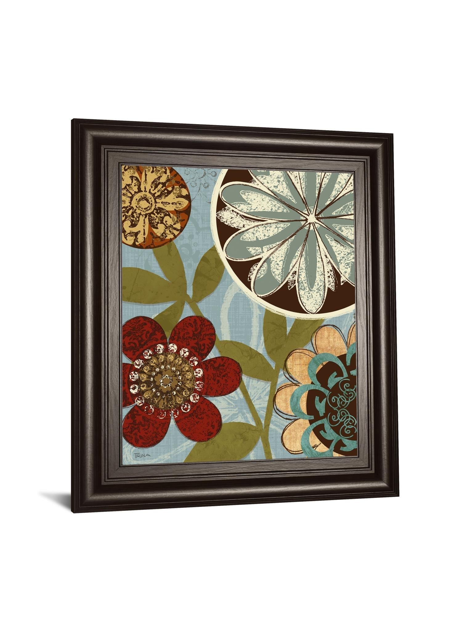 Persian Garden I By Katrina Craven 22X26 Framed Print