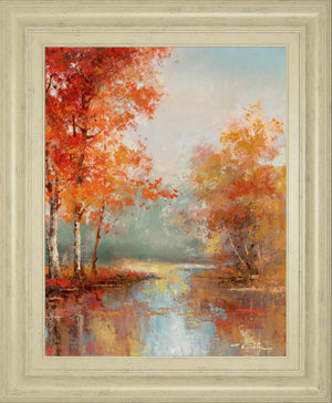 Autumns Grace I By T.C Chiu 22X26 Framed Print